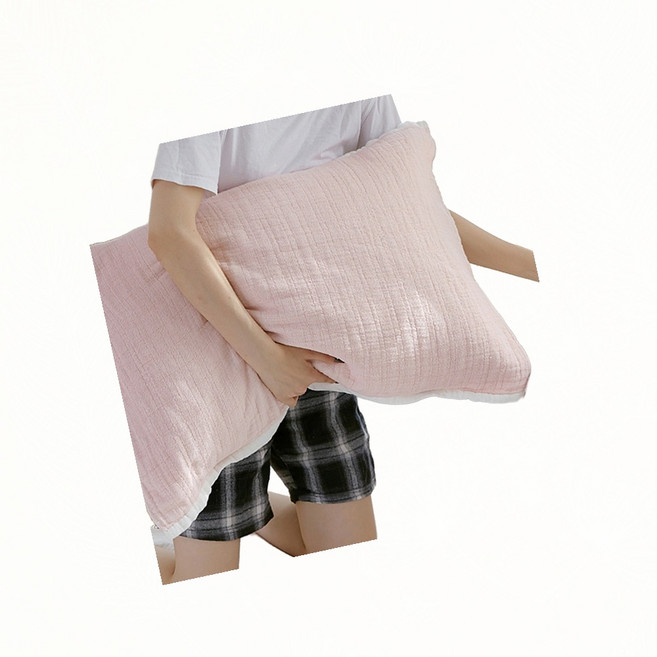 순면 흡수성 좋은 밴딩 싱글 베개 커버 침구