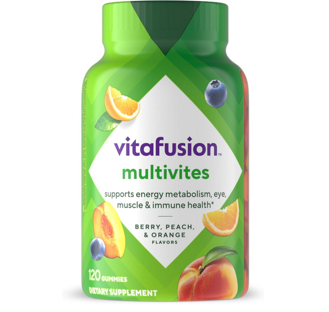 비타퓨전 성인 종합비타민 구미 젤리 멀티비타민 120개, 1개, 60회분