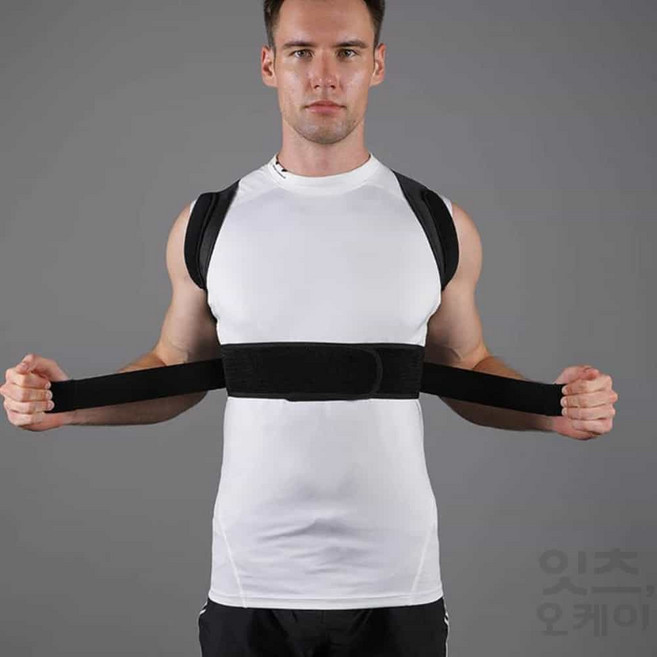 목 길어지는 운동 바른 자세 교정 밴드 어깨 고정 스트레칭 보호대, XL, 1