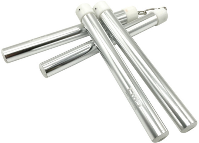 1+1 알루미늄 쌍절곤 소 봉 길이 24 cm 수련용 경쾌한소리 태권도 합기도 연습용 시범용 호신용 빨강 금색 은색 파랑 짤랑이, 은색x2, 1세트