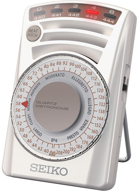 SEIKO 세이코 쿼츠 메트로놈 SQ60 화이트