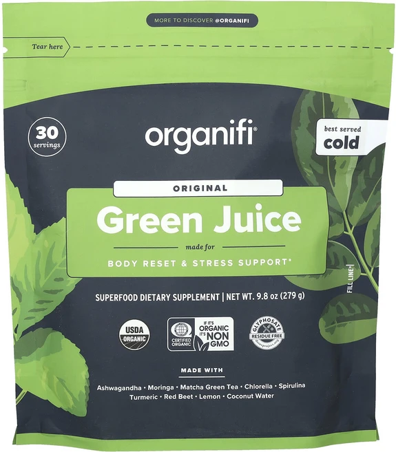 오가니피 오리지널 녹즙 279g (9.8oz), 3개 - 쿠팡