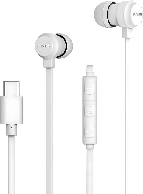 아이리버 C타입 유선 이어폰, ICP-C99i, 화이트