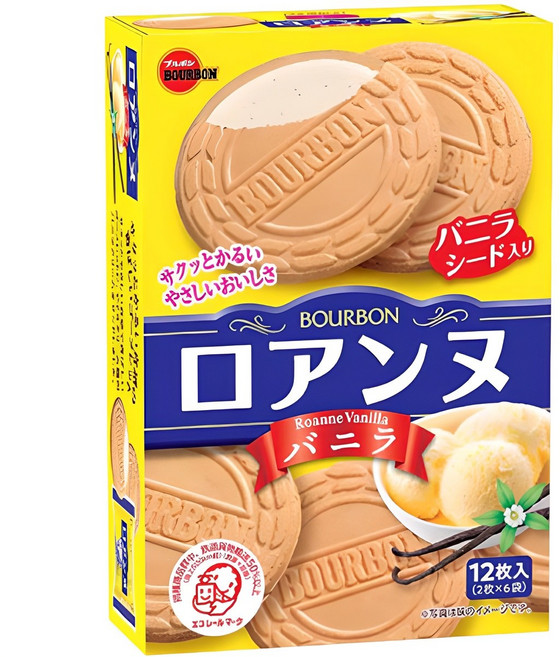 부르본 로안느 바닐라 샌드, 85g, 1개