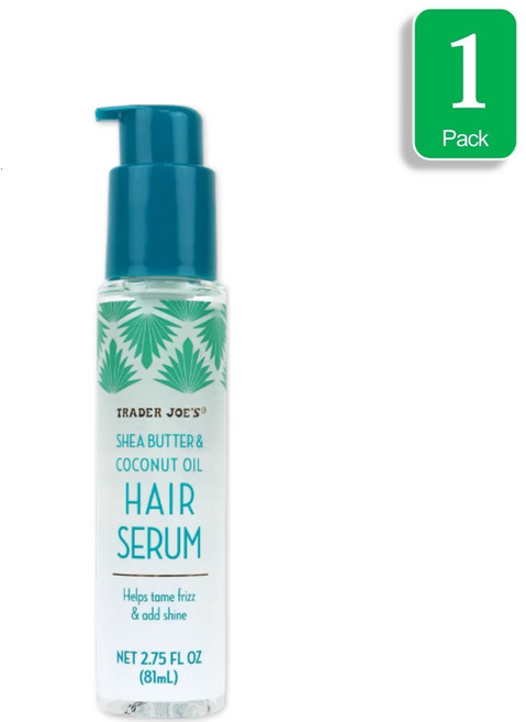 Trader Joe's 트레이더조 시어 버터 코코넛 오일 헤어 세럼 81ml 2팩, 1개