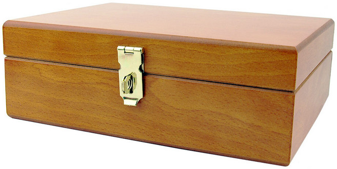 PAGO 고급 원목 도장 보관함 케이스 인장함 (대형) 인감 인장 스탬프 고무인 상자 박스 사무용 은행 농협 회사 학교