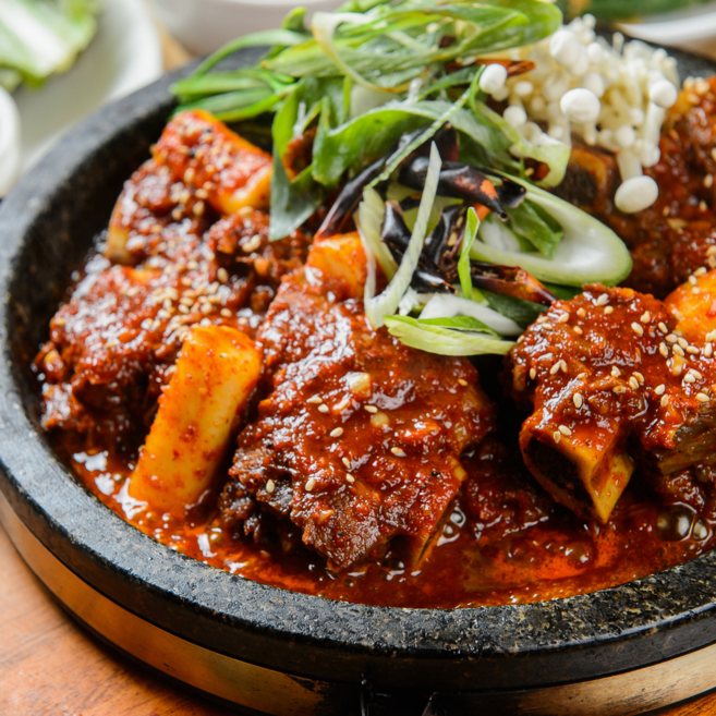 국내산 한돈 수제 매운돼지갈비찜, 2개, 600g