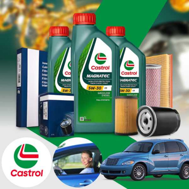 크라이슬러 PT크루저 2.4 (99~10) 가솔린 엔진오일세트 캐스트롤 마그네틱 C3 5W30