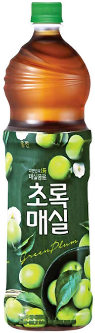 초록매실 과일주스, 1.5L, 1개
