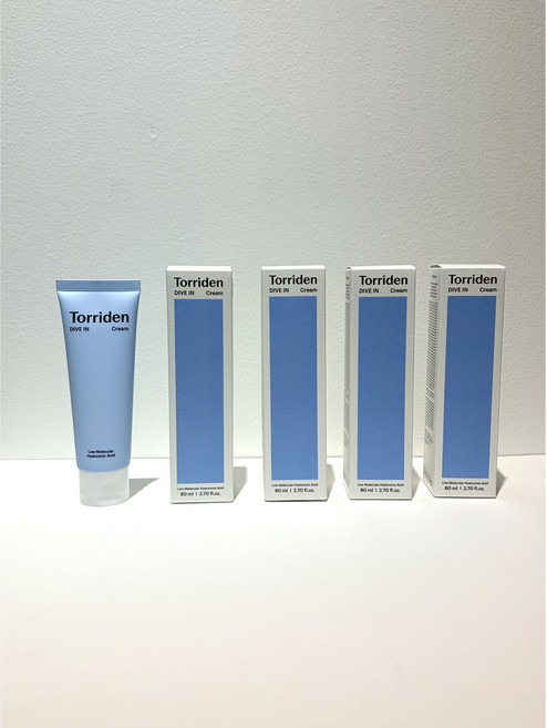 토리든 다이브인 저분자 히알루론산 크림, 80ml, 4개