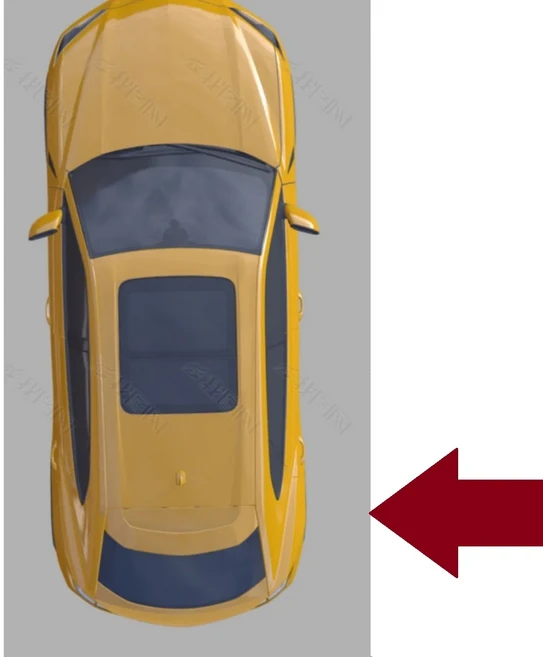 메르세데스 벤츠 S클래스 W222 2018-2020용 리어 범퍼 키트 몰딩 커버 A2228852900, 02 R