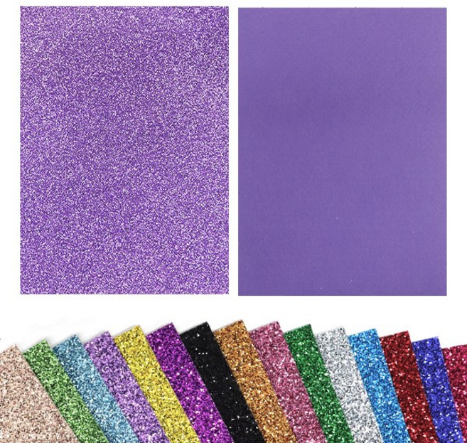 (대원) 글리터 펠트지 비접착 1장 반짝이, (09) 검정