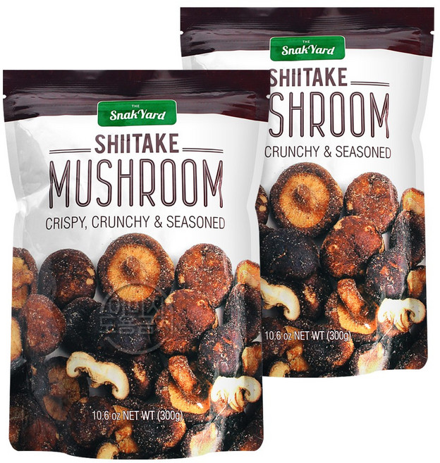 SNAK YARD 크런치 야채칩 표고버섯 칩 300g SHIITAKE MUSHROOM CHIPS, 2개