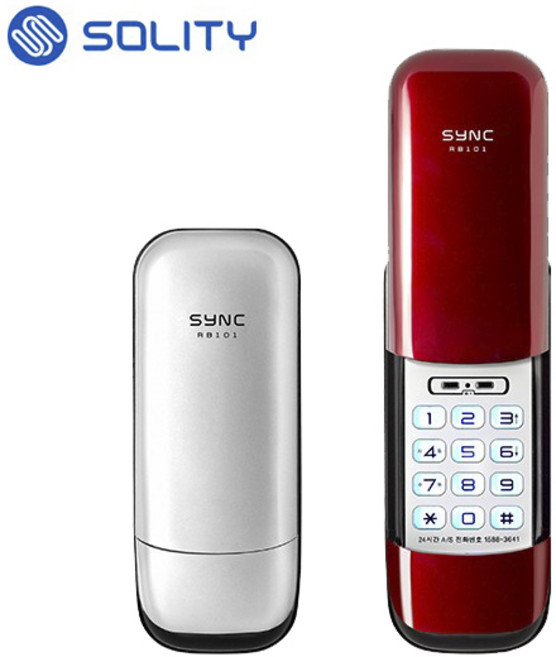 솔리티 혜강 RB101 커버도어락 아파트 빌라 현관도어락 상가 교체설치 / 키, RB101-실버 고객직접설치