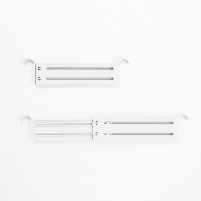 코랄나인 디오거나이저 옷걸이판 서랍장 옷정리 용품 (20개), 화이트