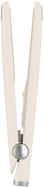 AIWA BY-535 USB 直髮夾 陶瓷塗層 190°C 快速加熱 附隔熱收納蓋, 白色, BY-535W