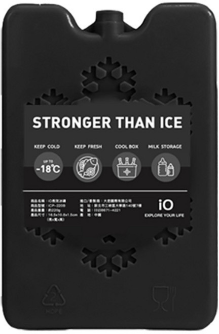 iO 保冷磚 冰磚, 1個, ICP220(小)黑色 單入