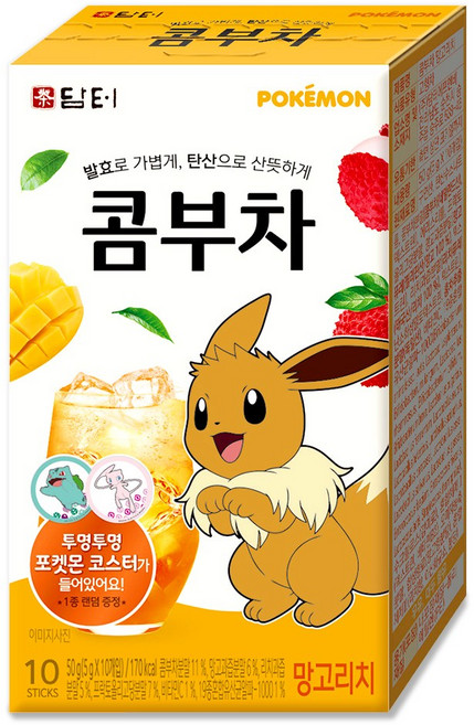 담터 콤부차 망고리치, 5g, 10개입, 1개