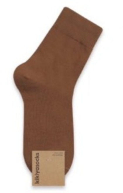 KIKIYA 여자 여성 무지 중목 14색 감성컬러 기본양말