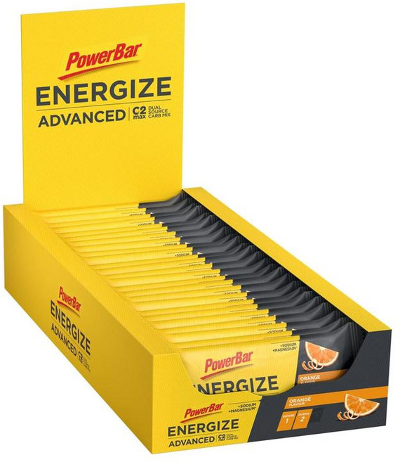 Powerbar 파워바 에너자이즈 어드밴스드 에너지바 오렌지 55g x 25, 1개, 1.37kg