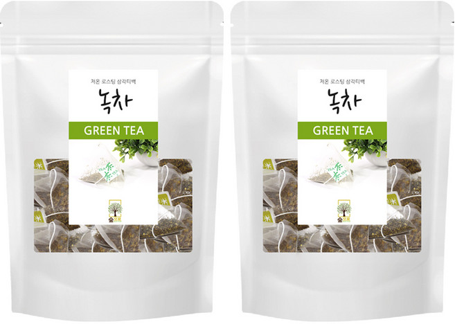 녹차 50티백 숲으로허브 삼각티백, 1g, 50개입, 2개