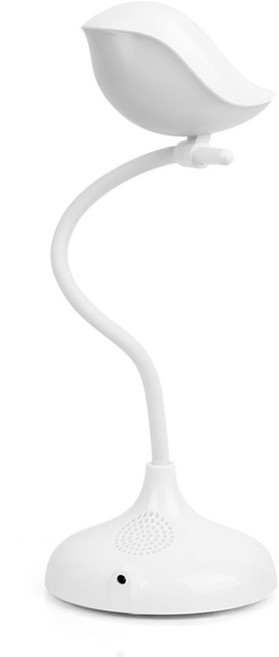 데코 아가새 미니 LED 무드등 블루투스 스피커, 화이트, 아가새 (WB1004)