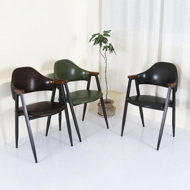 체어센스 비올렛 우드 체어 업소용 카페 식탁 의자, 비올렛우드 카키, 1개