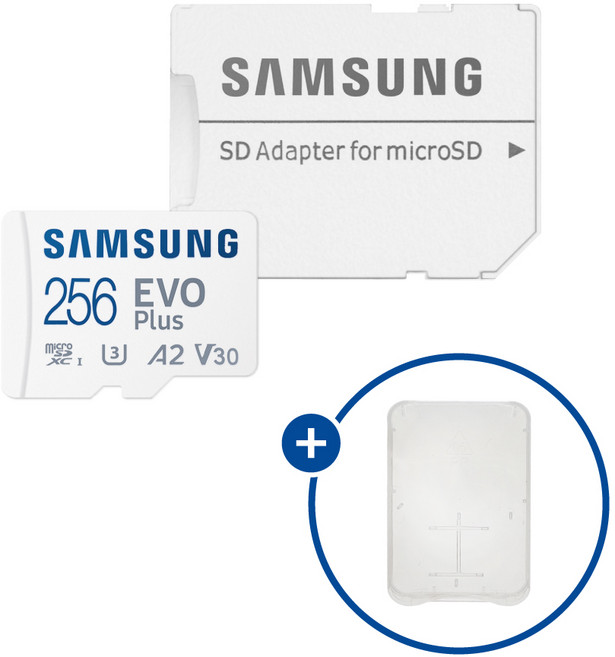 삼성전자 공식인증 정품 마이크로SD카드 EVO PLUS 256GB MB-MC256SA/KR + 보관케이스, 1개