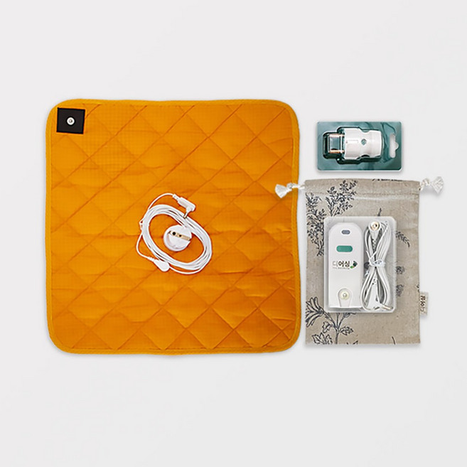 디어싱 선물세트 어싱 방석 어싱 테스트기 콘센트형 접지 확인기 세트, 1세트