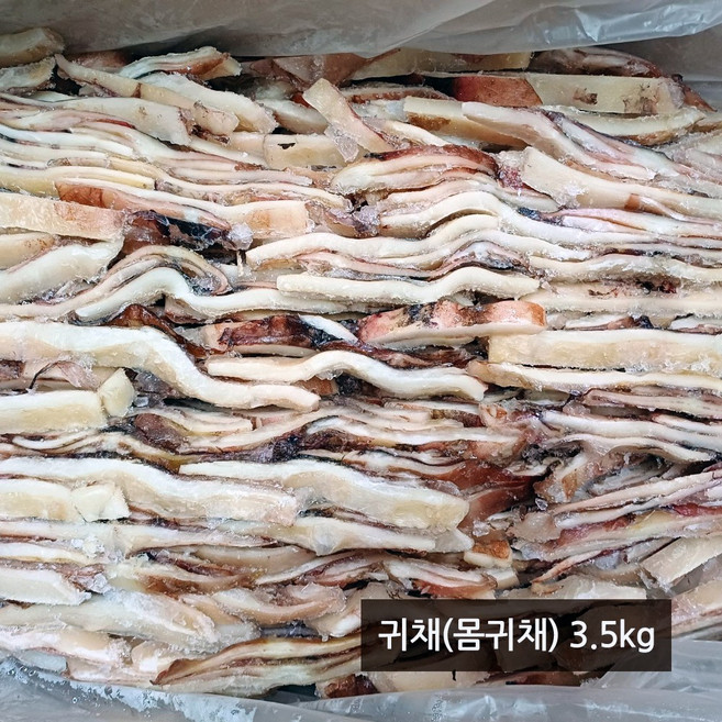 푸드마을 오징어채 몸채 4kg 귀채(몸귀채) 3.5kg 귀채(무라) 4kg, 1박스, 오징어 귀채(몸귀채) 3.5kg