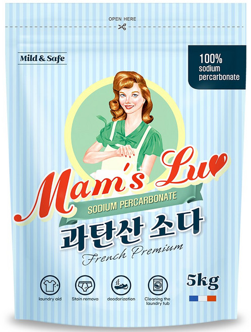 맘스럽 과탄산소다 프렌치 프리미엄, 5kg, 1개