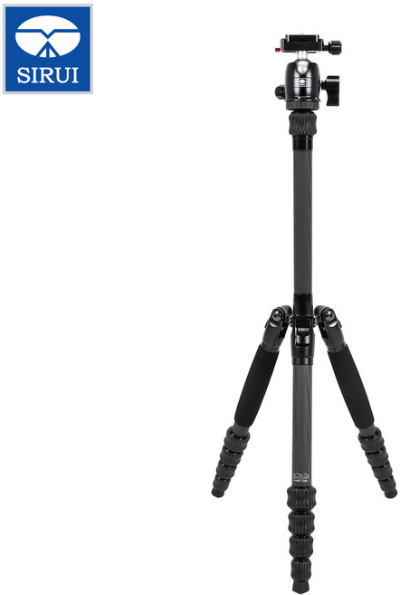시루이 Traveler 5CX 카본 삼각대 + 볼헤드 키트, 블랙, 1개