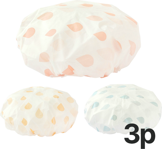 아킴 여성 사우나모자 샤워캡 여성 사우나헤어캡 샤워 트리트먼트 헤어캡, 1개, 핑크,블루,옐로우