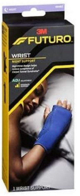 손목보호대 운동 아대 터널증후군 Futuro Night 손목 수면 지지대를 핏에 맞게 조정 각각 (2개 팩)