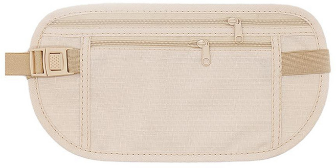 인트홈 해킹 방지 복대 여권 지갑 도난 방지 슬림힙색