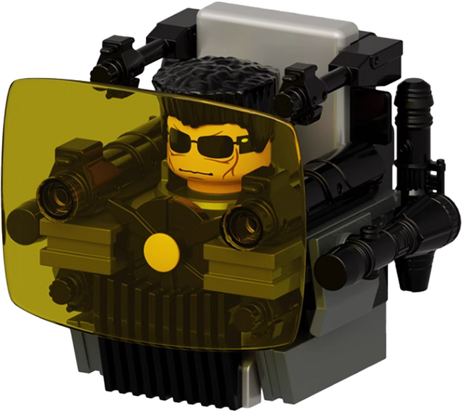 로앤제이 스키비디 토일렛 미니 블록 호환 블럭 업그레이드 G맨 4.0, R3201-05 업그레이드 G맨 4.0, 1개