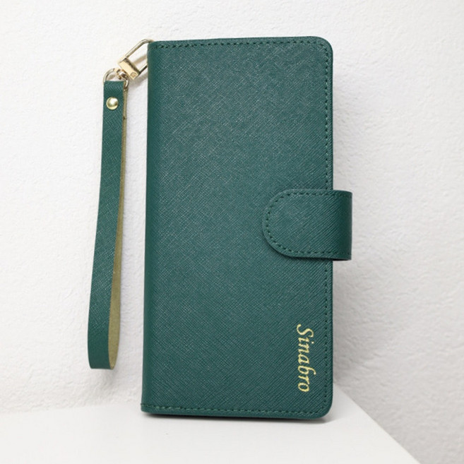 갤럭시Z폴드7 시나브로 천연가죽 다이어리 스트랩 케이스 국내생산(4컬러) J2L 제트폴드6 5 4