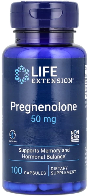 Life Extension 프로그네놀론 50mg 캡슐 100정, LifeExtension프로그네놀론50mg캡슐100정, 1개 - 쿠팡