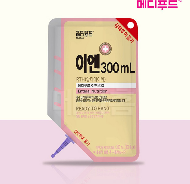 메디푸드 RTH이엔300 (300mlx20팩) 경관영양공급식/피딩줄 20개포함, 20개, 300ml