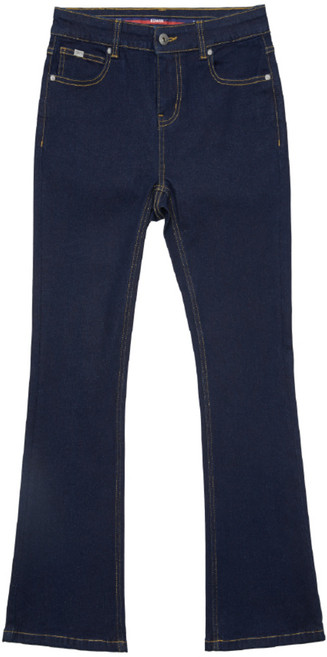 여성 미드라이즈 부츠컷 데님