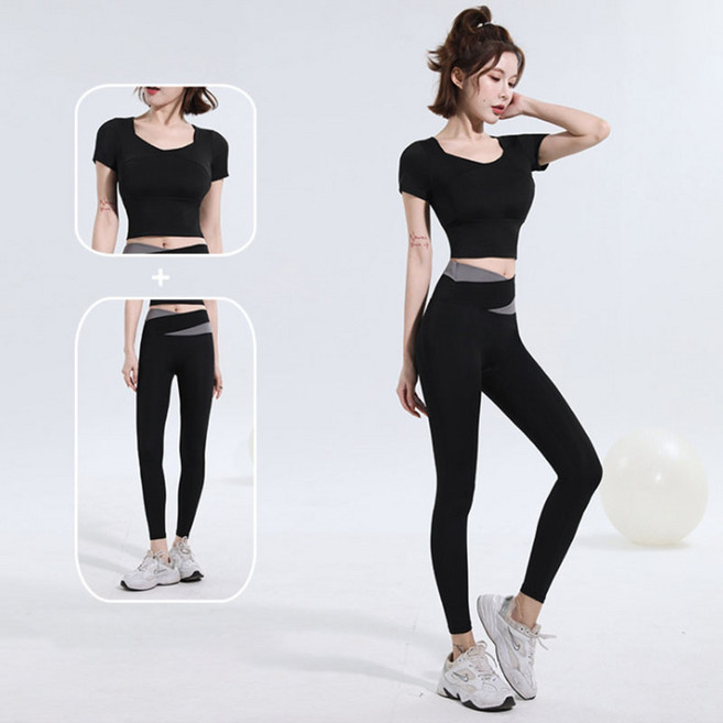 요가복 필라테스복 상하의 세트