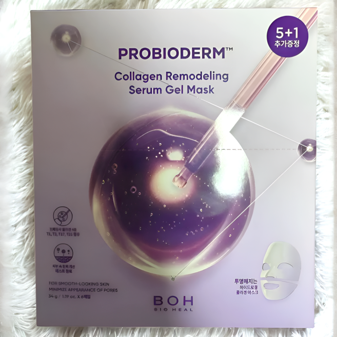 바이오힐보 프로바이오덤 콜라겐 리모델링 세럼 겔 마스크 팩 6매, 1개, 6개입