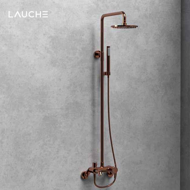 라우체 코인 8115RG 로즈골드 레인샤워기 욕실 해바라기 화장실, 1세트