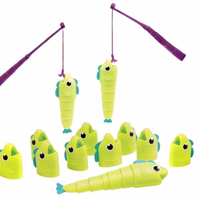 釣魚大作戰全套玩具 親子家庭益智桌遊, 1個, 釣魚大師伸縮魚玩具