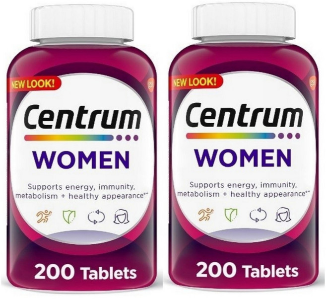 센트룸 여성용 멀티비타민 400정 (200정+200정) (유통기한 26년 7월), 2개, 200정