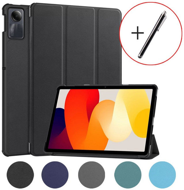샤오미 레드미 패드 프로 케이스 플립 커버 12.1인치 Redmi Pad Pro, 1개