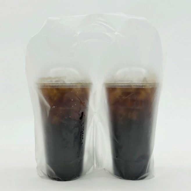 포장대장 32온즈 1리터용 대용량 음료캐리어 비닐봉투(2구) 330*35*305mm, 32온스 음료캐리어(2구), 3000개, 1개