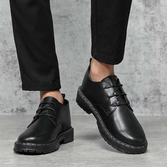 [재고정리 특가] 스타일닥터 남성 통굽 더비슈즈 가성비 학생 알바 면접 구두
