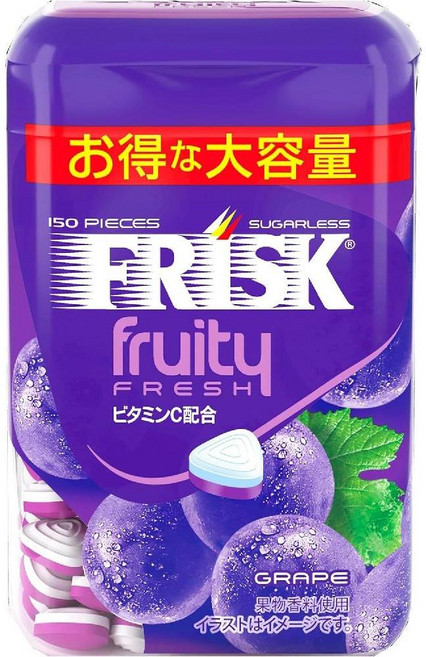 프리스크 무설탕 프루티프레쉬 그레이프 150정, 5개, 105g