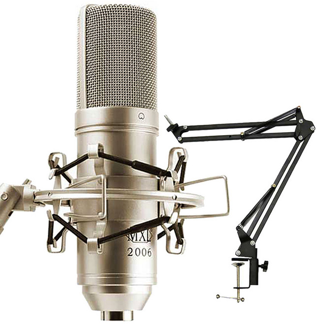 MXL2006 콘덴서마이크+미니굴절스탠드 패키지, MXL2006+미니 굴절스탠드